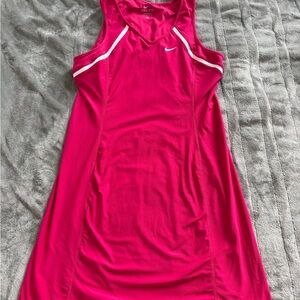 Nike Dri-Fit Pink Tennis Dress Medium Athletic Court Dress
